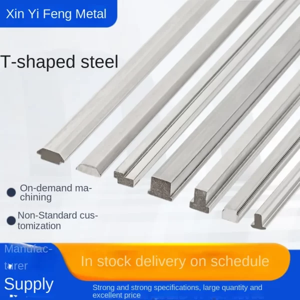 Jiangsu Manufacturer's T-Shaped Steel Rod Hot-Rolled Welded Anti-Falling Guide Rail Can Bend Punch Many Materials Iron Product - Image 2