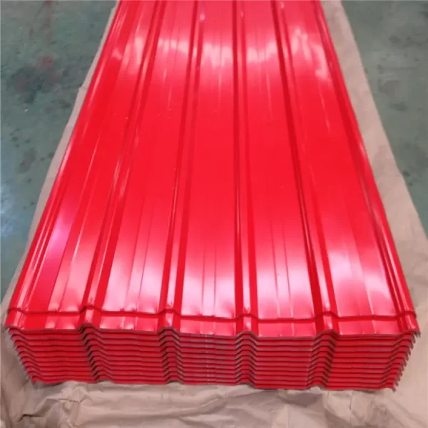 Jiangsu Manufacturers Direct Supply Color Coated Corrugated Iron Board Customizable Color Tile Option Available - Image 3